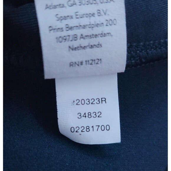 Spanx Faux Suede Flare Pant in Midnight Blue Sz L - Picture 8 of 8